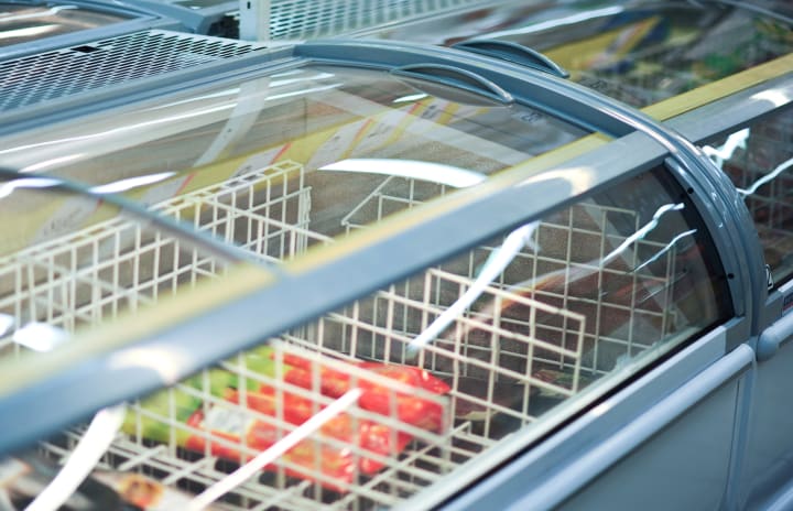 Commercial walk-in cooler installation